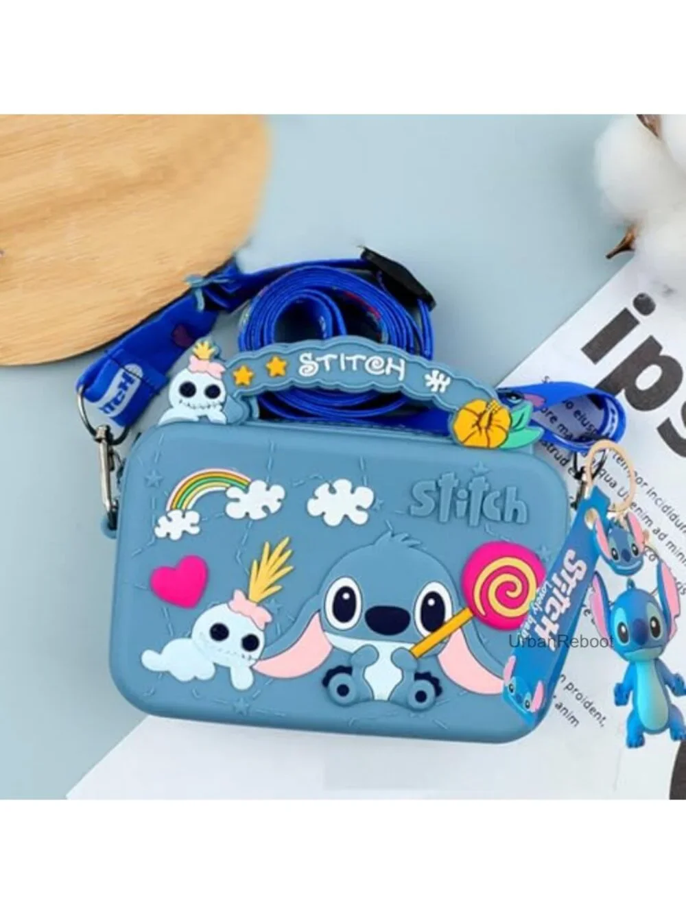Silicone Crossbody Bag Adjustable Strap Zipper Coin Purse Pouch for Girls